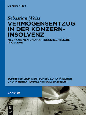 cover image of Vermögensentzug in der Konzerninsolvenz